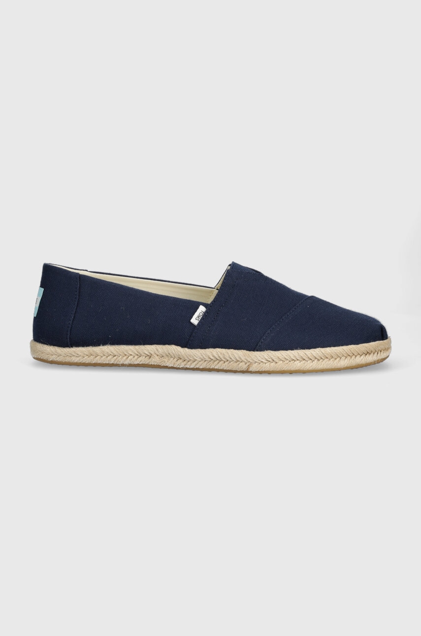 Toms espadrile Alpargata Rope culoarea albastru marin, 10019912