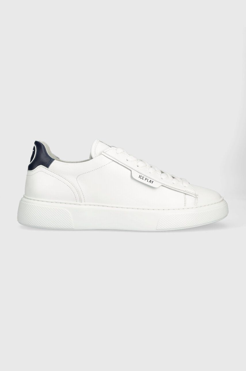 Ice Play sneakers din piele culoarea alb, TENDER001M 3L1