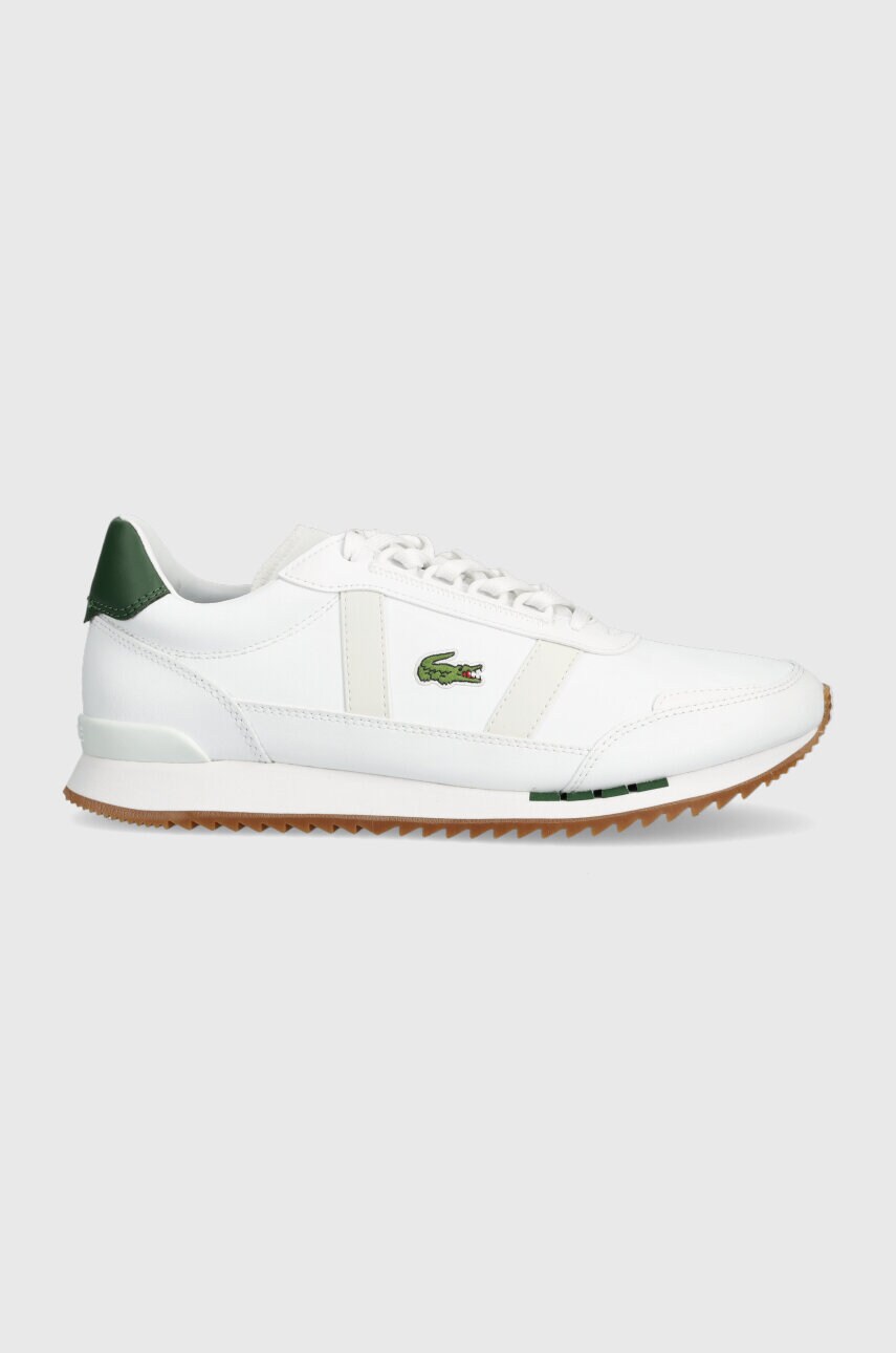 Lacoste sneakers partner retro heel pop culoarea alb, 45sma0125