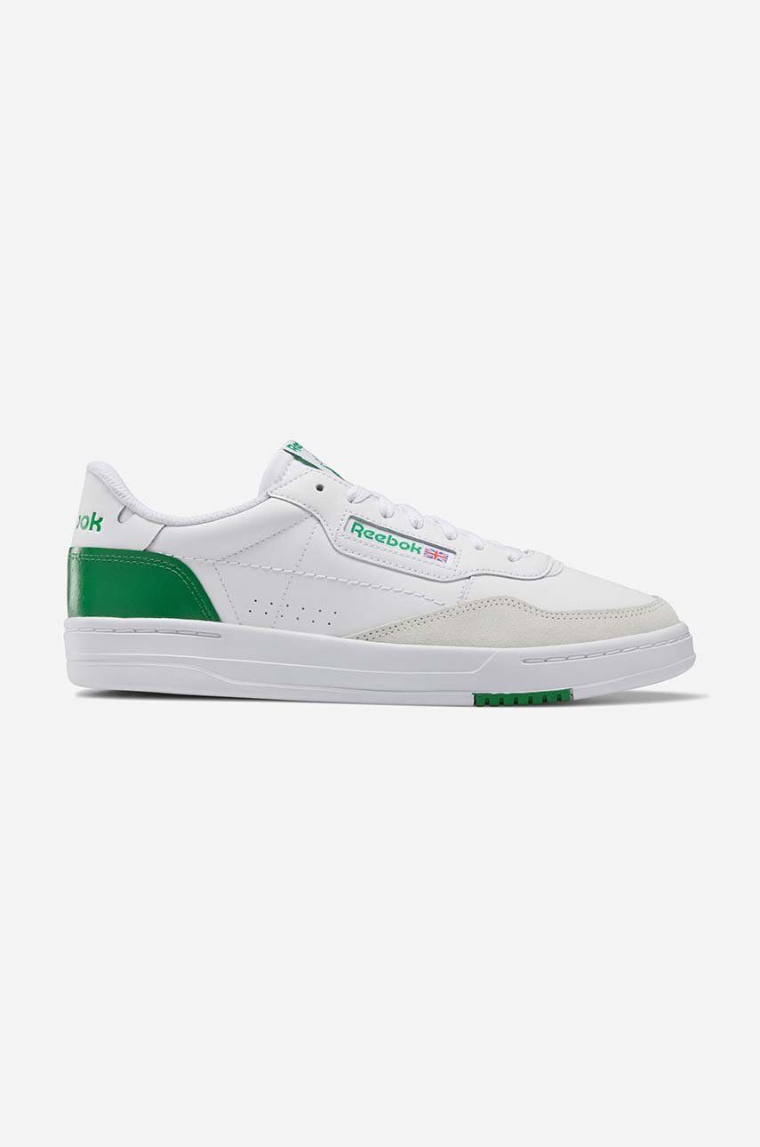 Levně Kožené sneakers boty Reebok Classic Court Peak bílá barva, GY2548-white