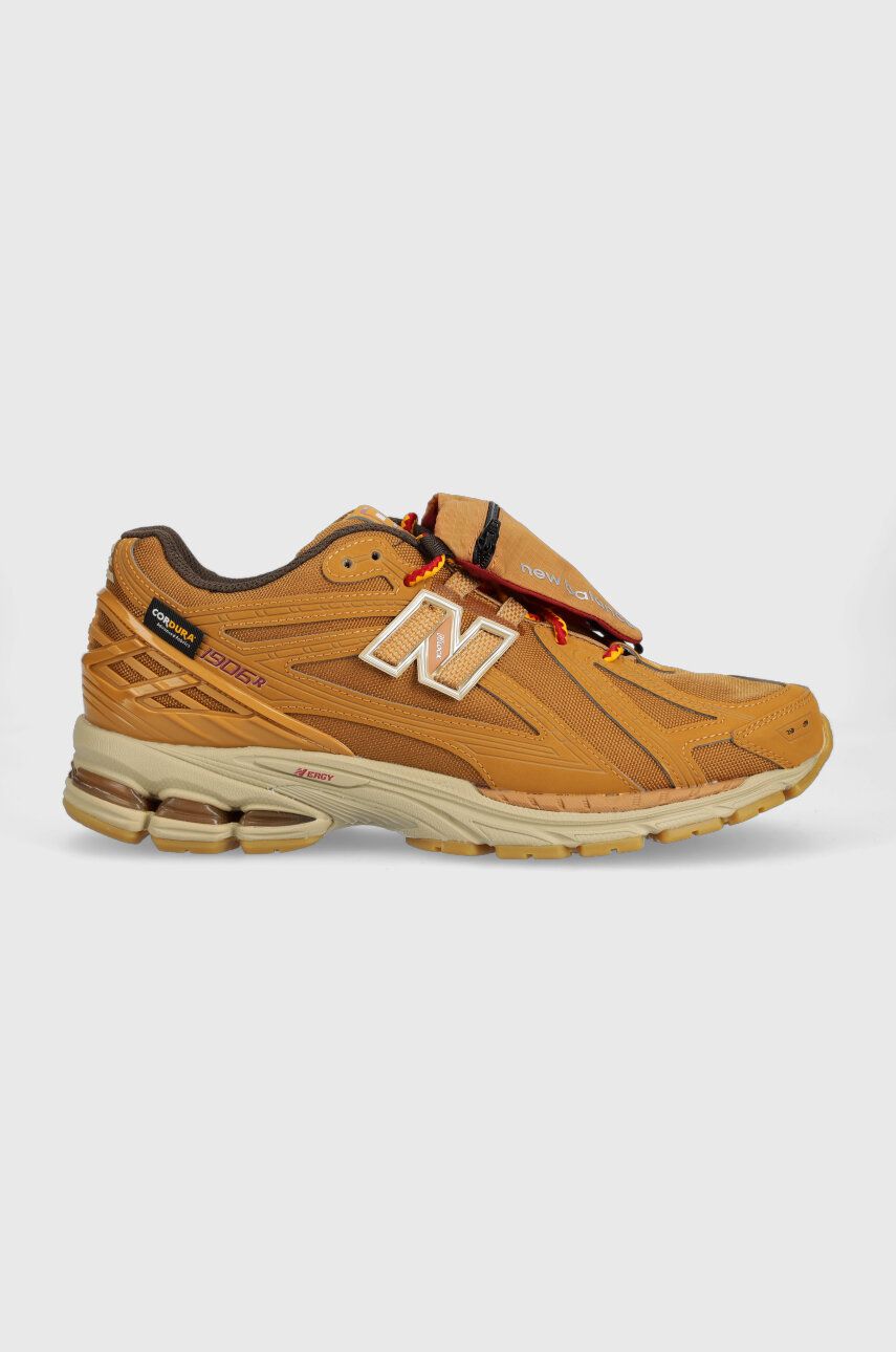 Sneakers boty New Balance hnědá barva, M1906ROB-ROB - hnědá -  Svršek: Umělá hmota
