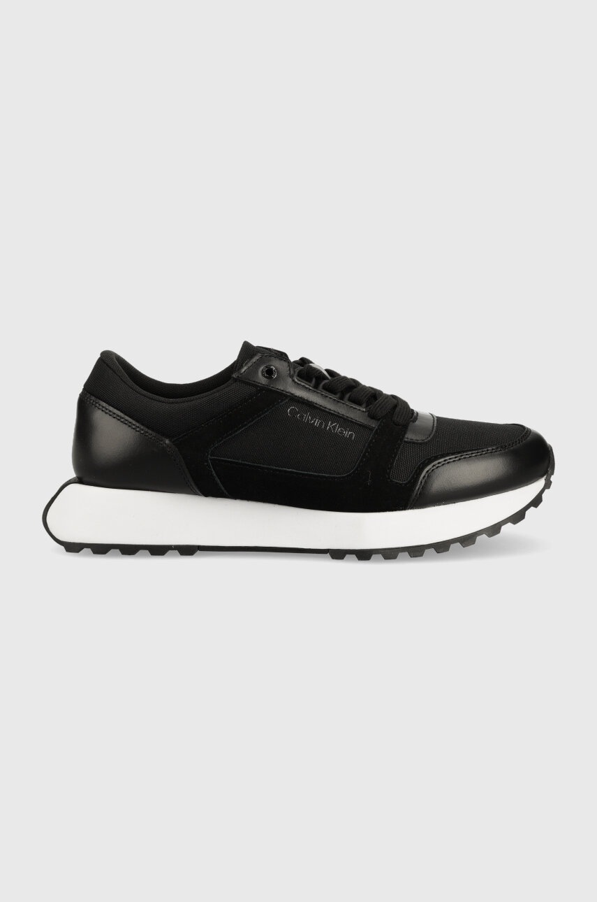 

Маратонки Calvin Klein LOW TOP LACE UP MIX в черно HM0HM00926, Черен