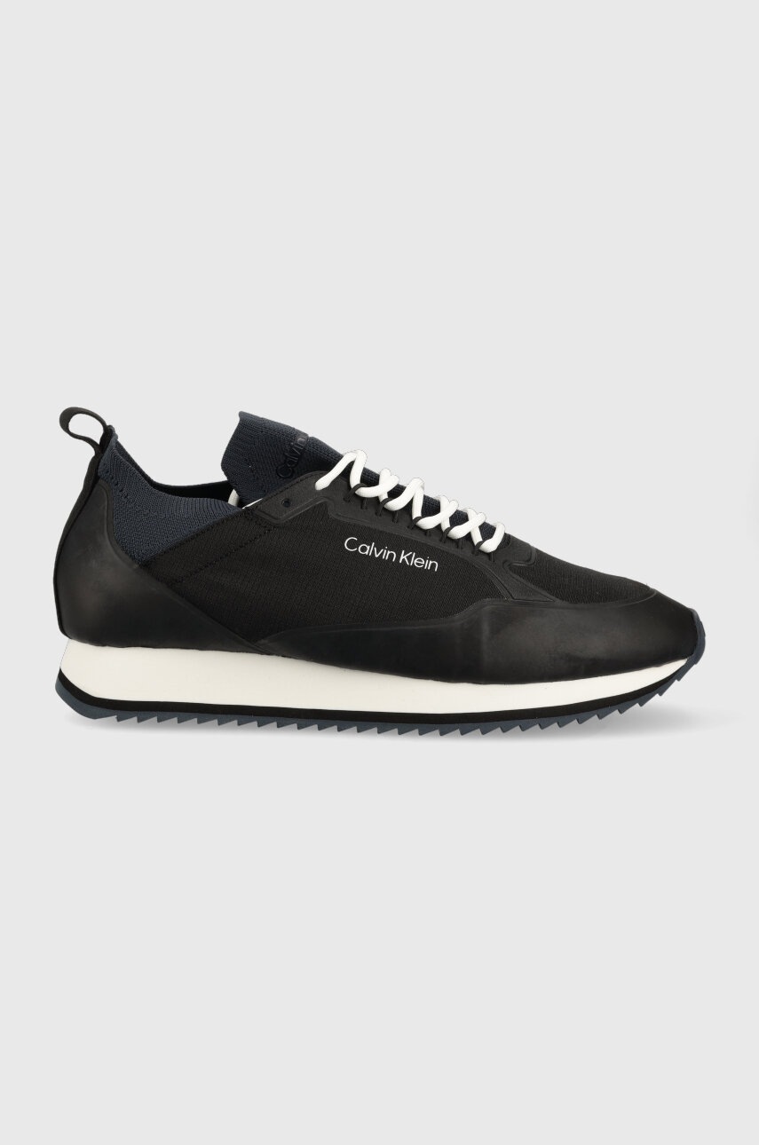 

Маратонки Calvin Klein LOW TOP LACE UP NYLON в черно HM0HM00921, Черен