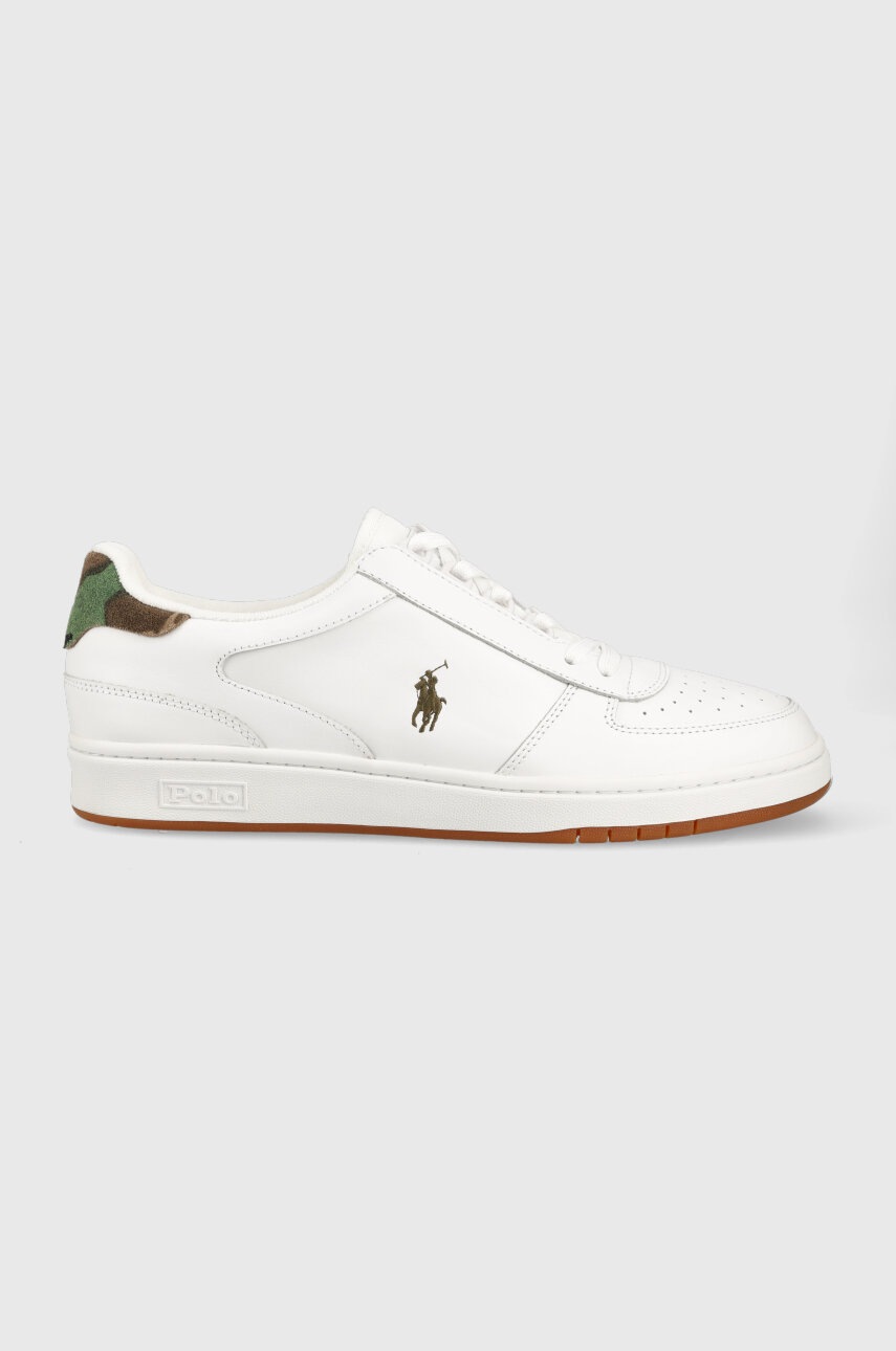 

Кожени маратонки Polo Ralph Lauren POLO CRT PP в бяло 809900934001, Бял
