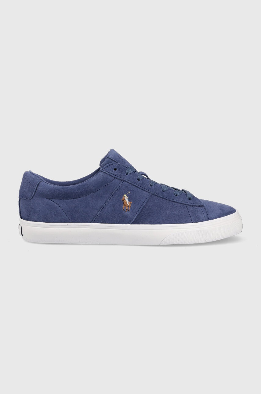 

Замшевые кроссовки Polo Ralph Lauren SAYER цвет синий 816893732005