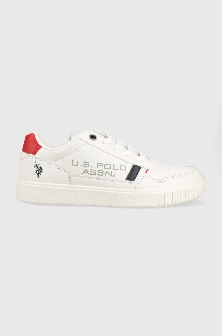 E-shop Boty U.S. Polo Assn. TYMES bílá barva, TYMES004M/3YN1