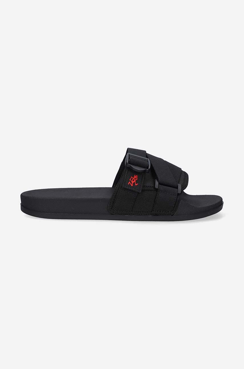Gramicci papuci Slide Sandals barbati, culoarea negru G3SF.088-black