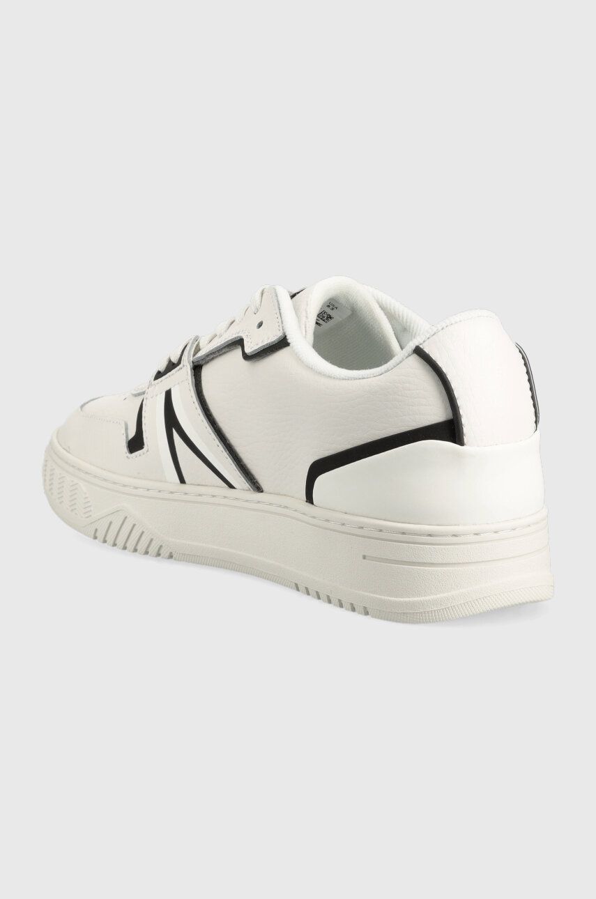 Lacoste Sneakers Din Piele L001 Baseline Leather Trainers Culoarea Bej, 45SMA0126