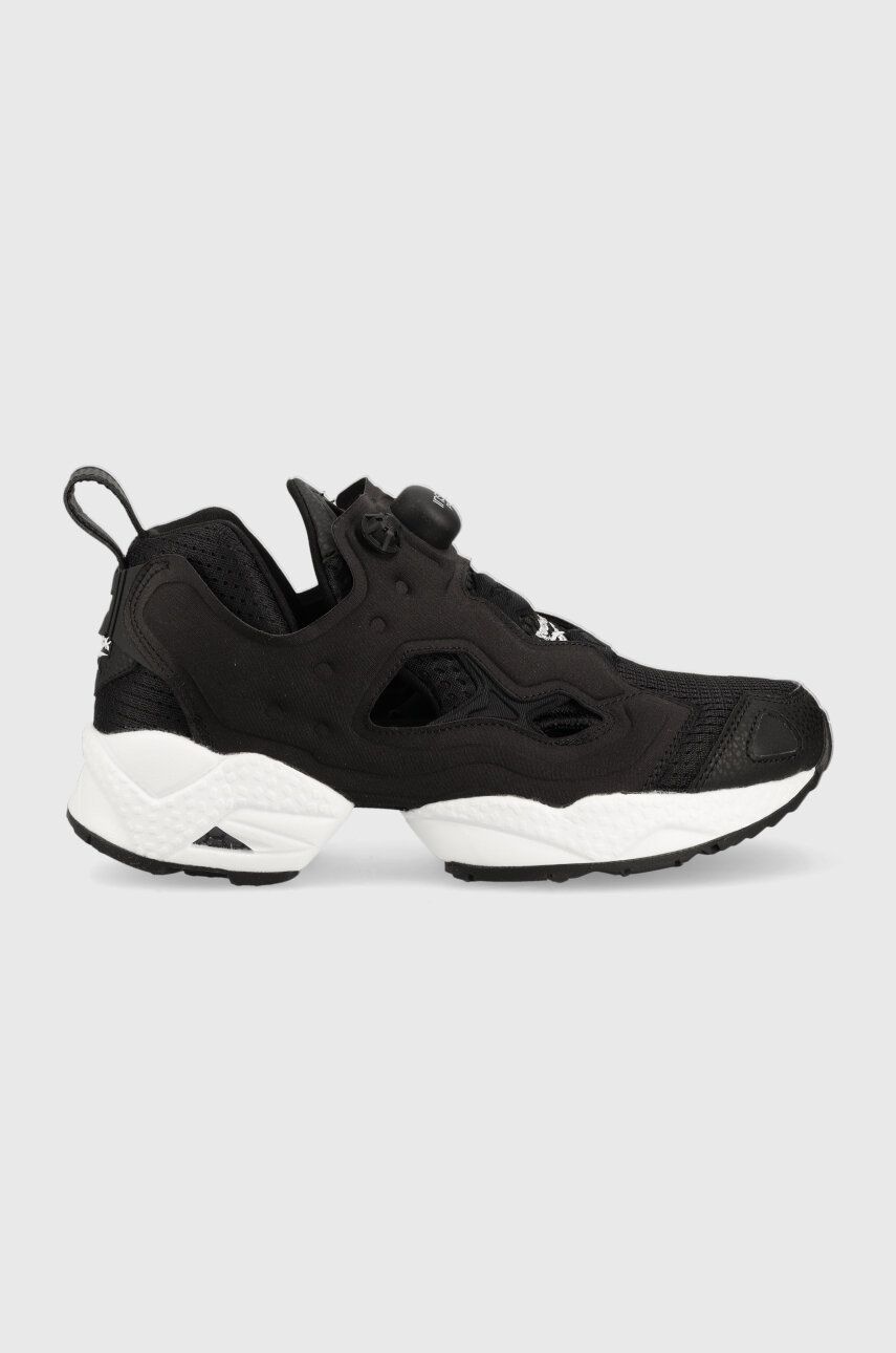 Sneakers boty Reebok Classic černá barva - černá -  Svršek: Umělá hmota