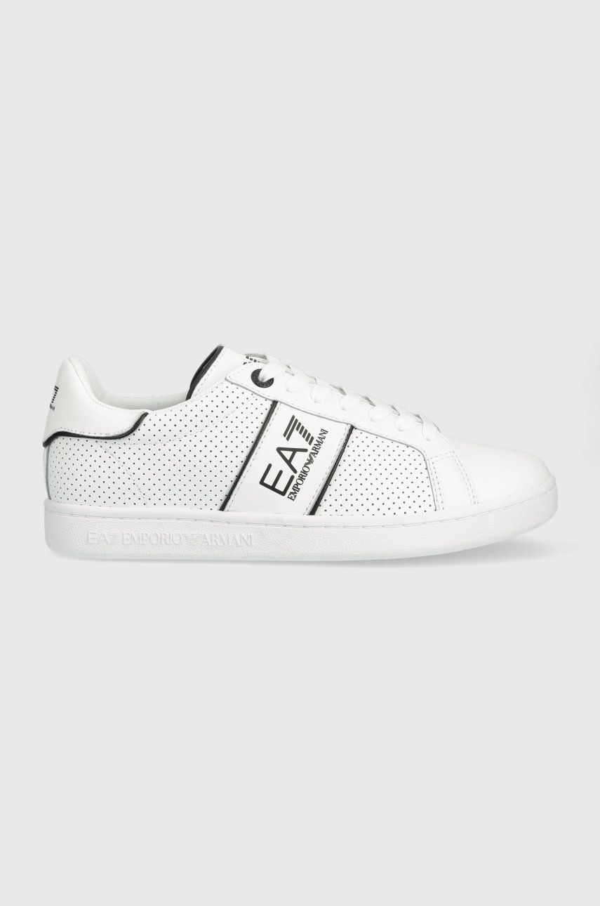 EA7 Emporio Armani sneakers din piele culoarea alb, X8X102 XK258 D611