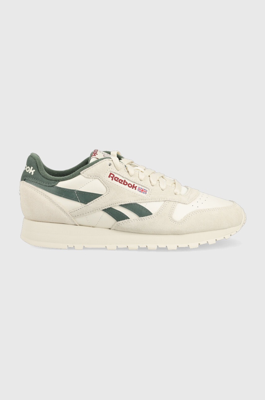 

Шкіряні кросівки Reebok Classic колір сірий