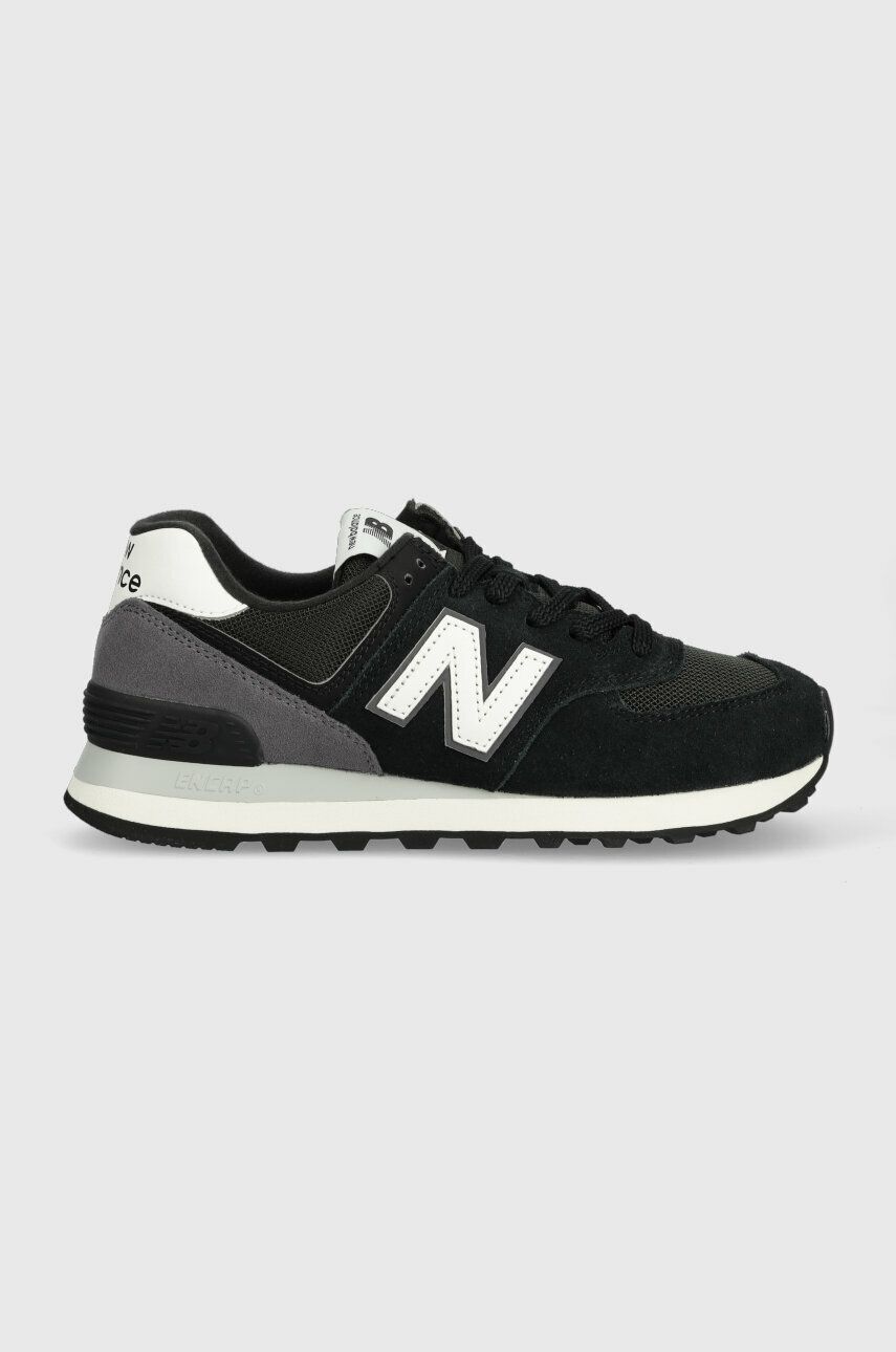 Sneakers boty New Balance U574KN2 černá barva, U574KN2-KN2 - černá -  Svršek: Textilní materiál