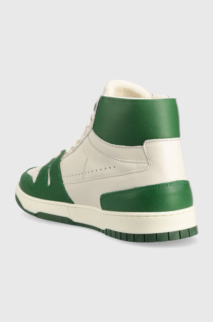 Mercer Amsterdam Sneakers Din Piele The Brooklyn High Culoarea Verde