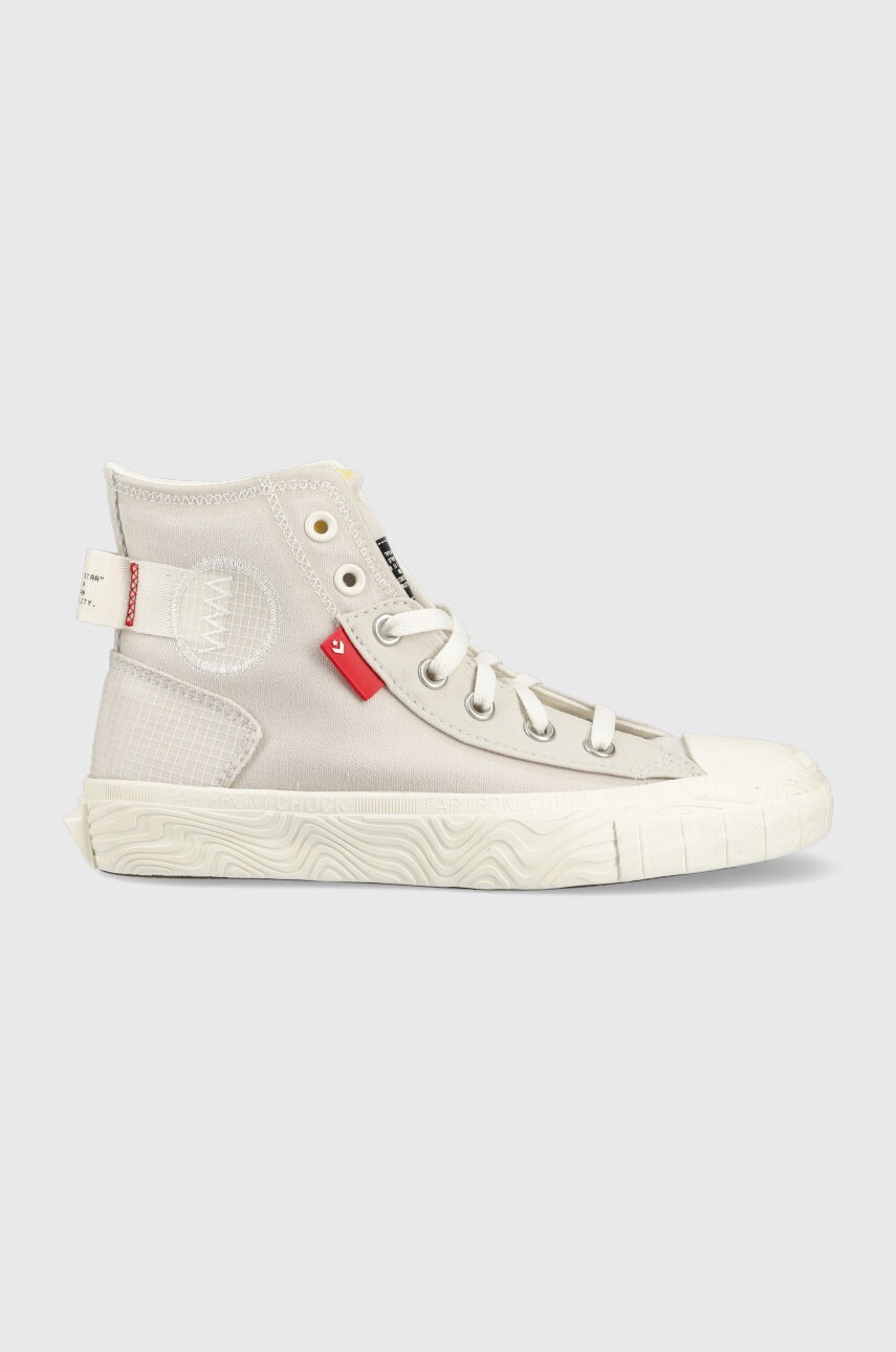 

Високи кецове Converse Chuck Taylor Alt Star HI в сиво A06107C, Сив
