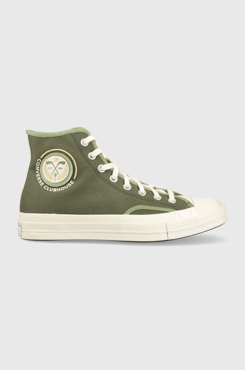 Converse tenisi Chuck 70 culoarea verde, A03439C