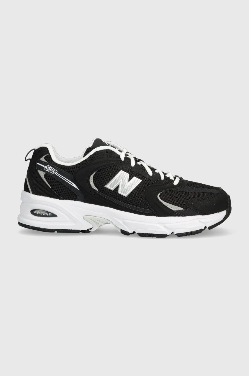 Sneakers boty New Balance MR530SMN černá barva - černá -  Svršek: Umělá hmota