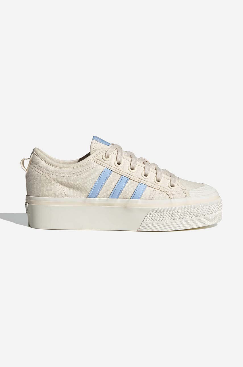 adidas Originals teniși Nizza Platform W HQ1911 culoarea bej HQ1911-cream