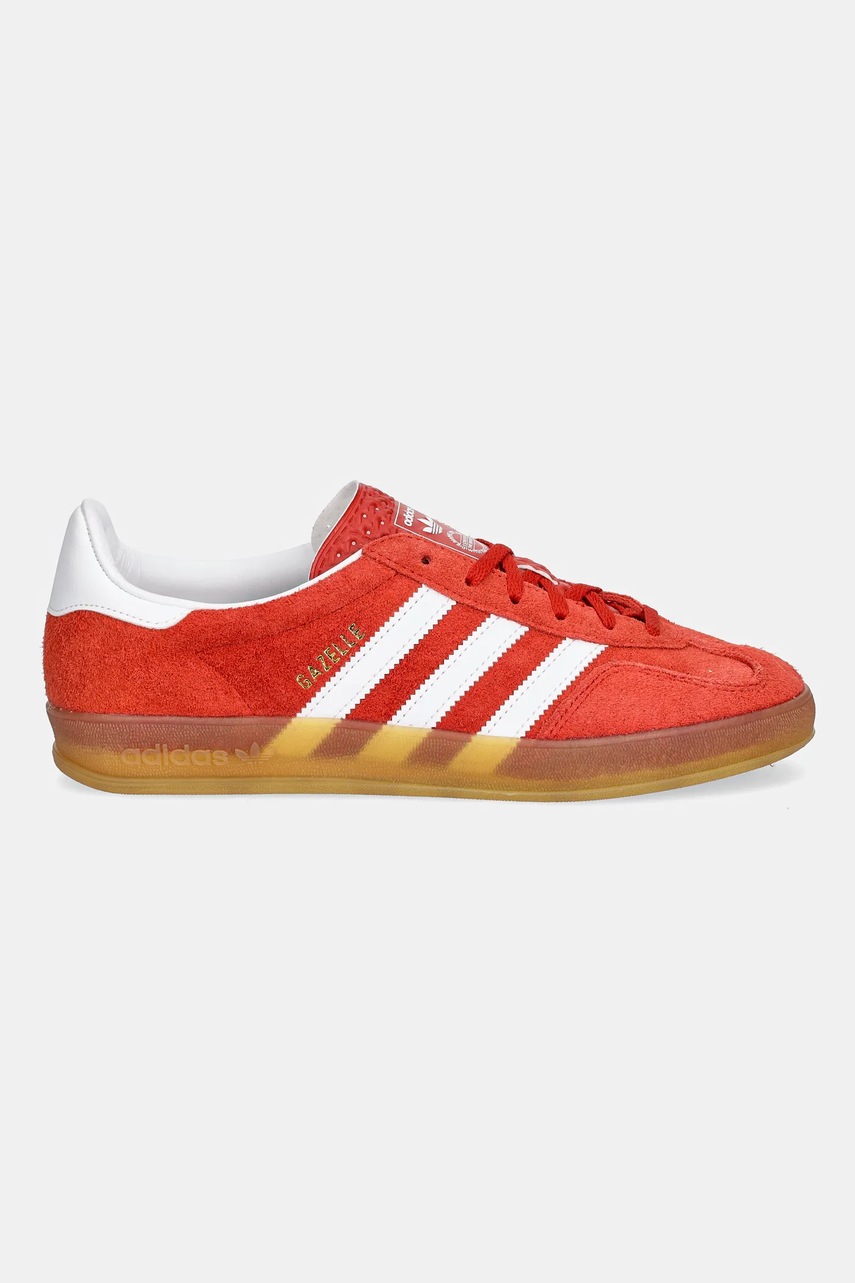 Замшевые кроссовки adidas Originals Gazelle Indoor цвет оранжевый HQ8718-POMARANCZ