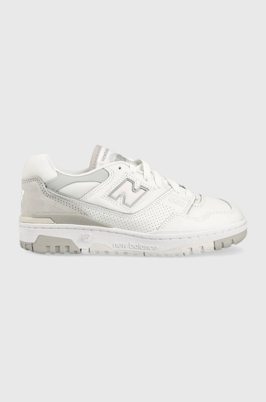 

Кожени маратонки New Balance BBW550CB в бяло, Бял