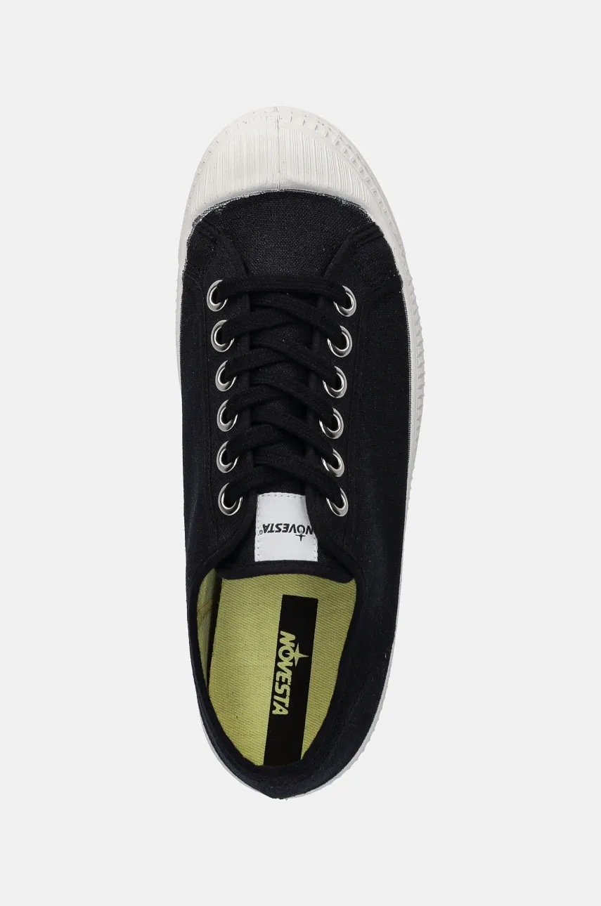 Πάνινα παπούτσια Novesta χρώμα μαύρο X472002.60Y60Y110 φωτογραφία