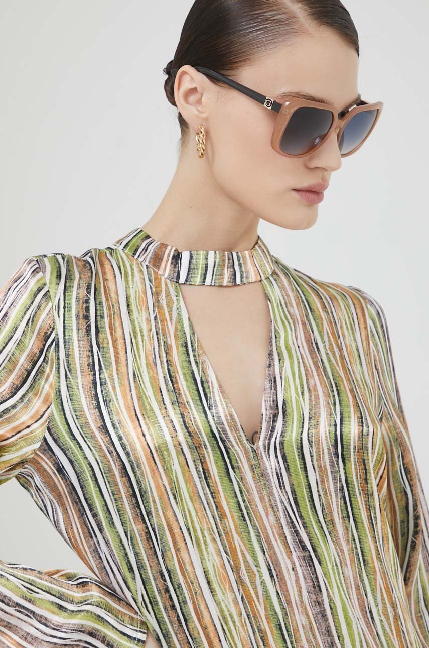 

Солнцезащитные очки Guess женские цвет бежевый