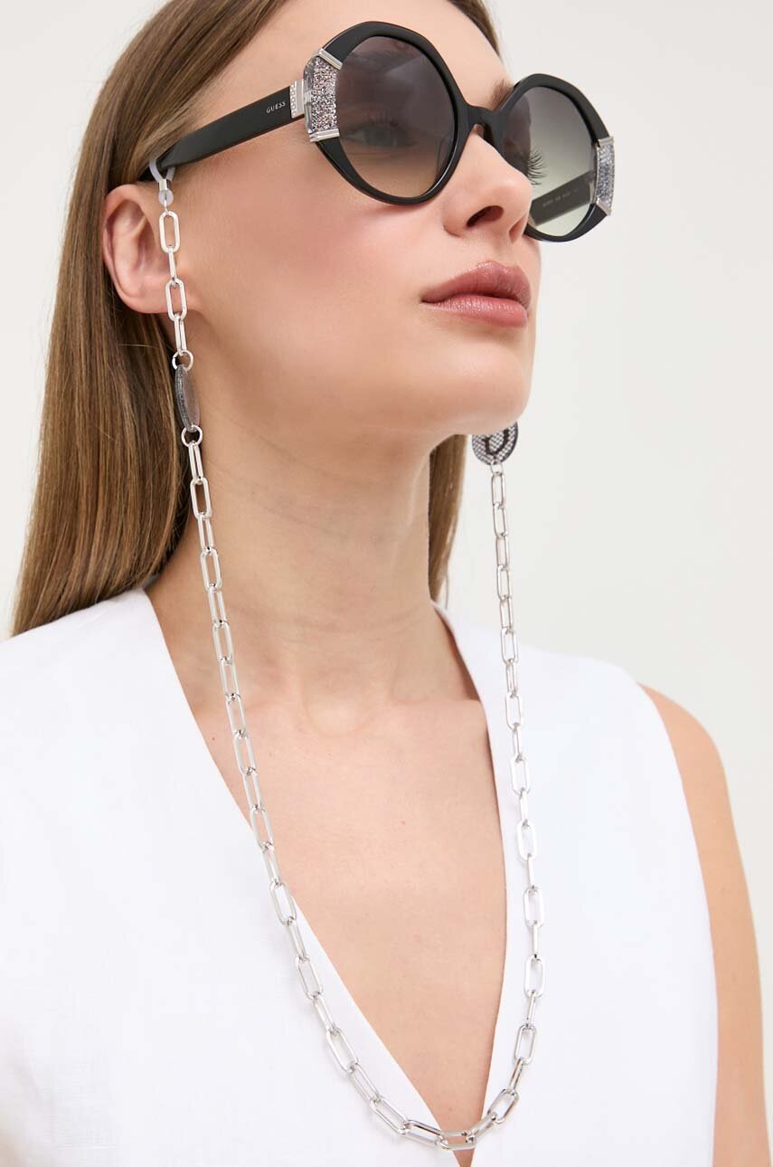 

Сонцезахисні окуляри Guess жіночі колір чорний