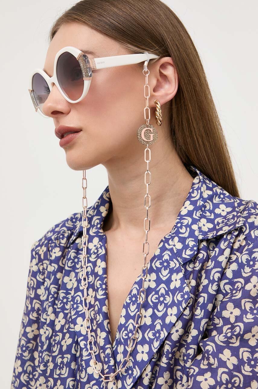 

Сонцезахисні окуляри Guess жіночі колір білий
