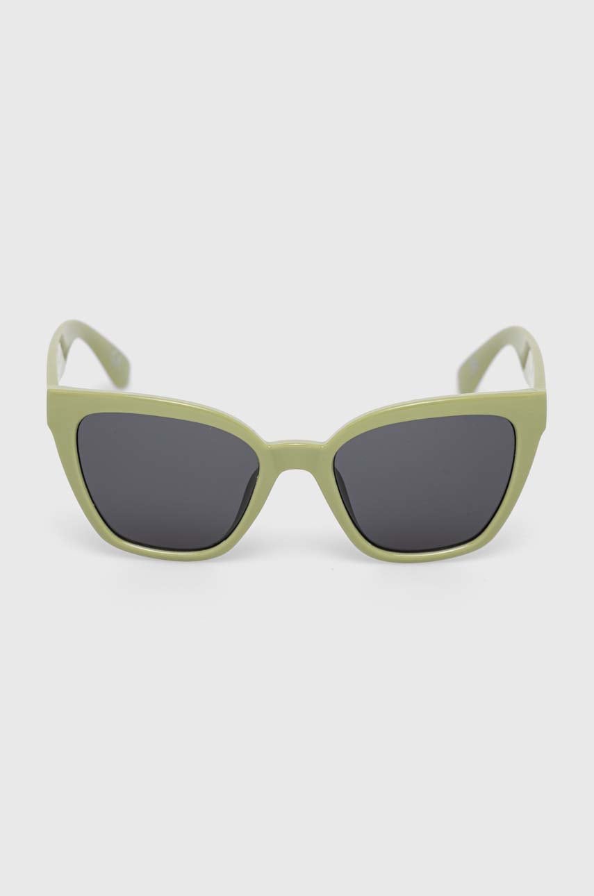 Vans ochelari de soare copii femei, culoarea verde VN0A47RHW0I1-Fern