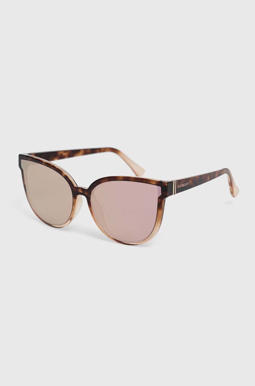 Slnečné okuliare Von Zipper Fairchild dámske, hnedá farba