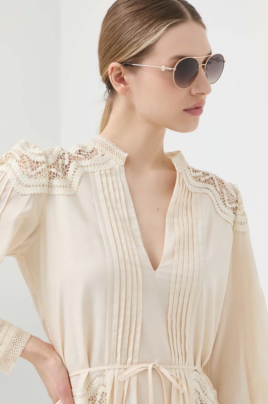 

Сонцезахисні окуляри Guess жіночі колір золотий