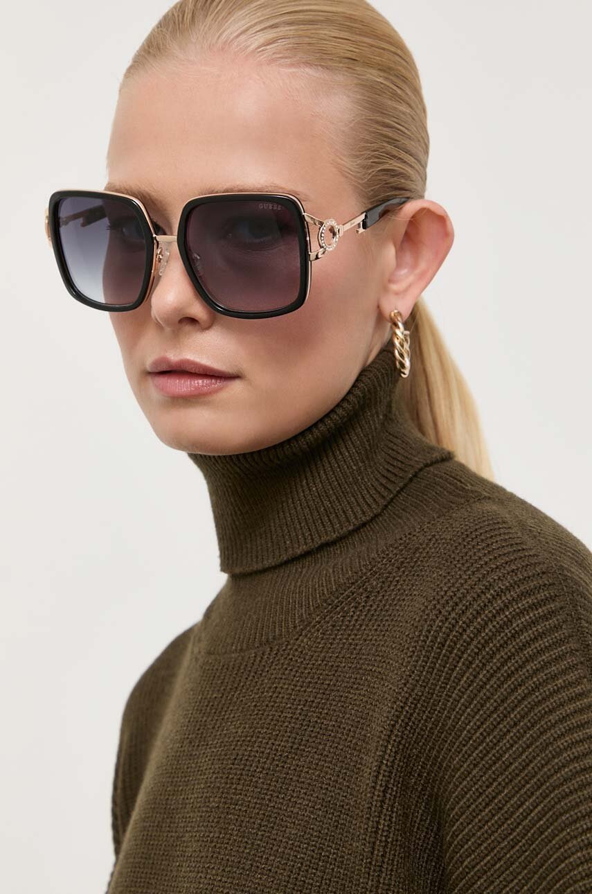 

Солнцезащитные очки Guess женские цвет чёрный