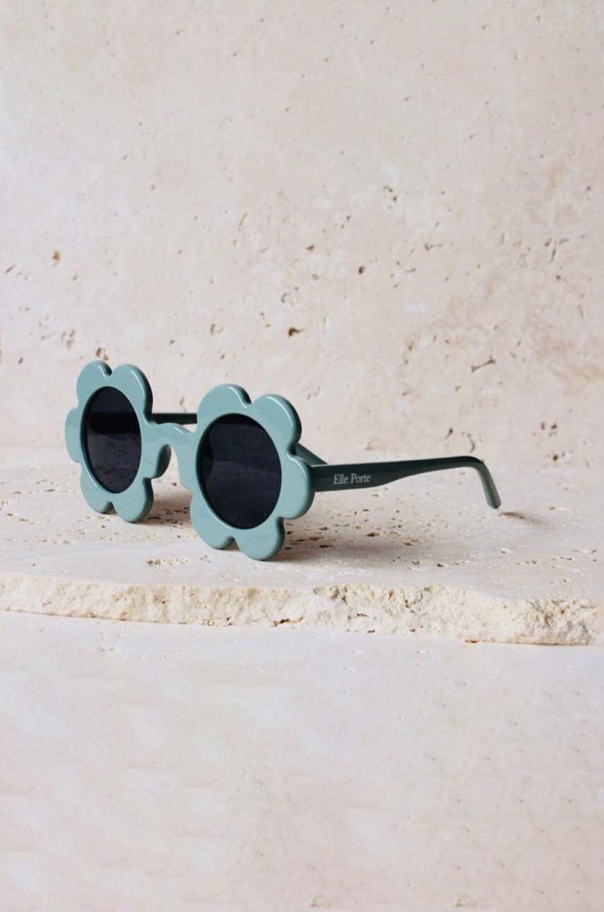 Dětské sluneční brýle Elle Porte tyrkysová barva - tyrkysová -  Umělá hmota