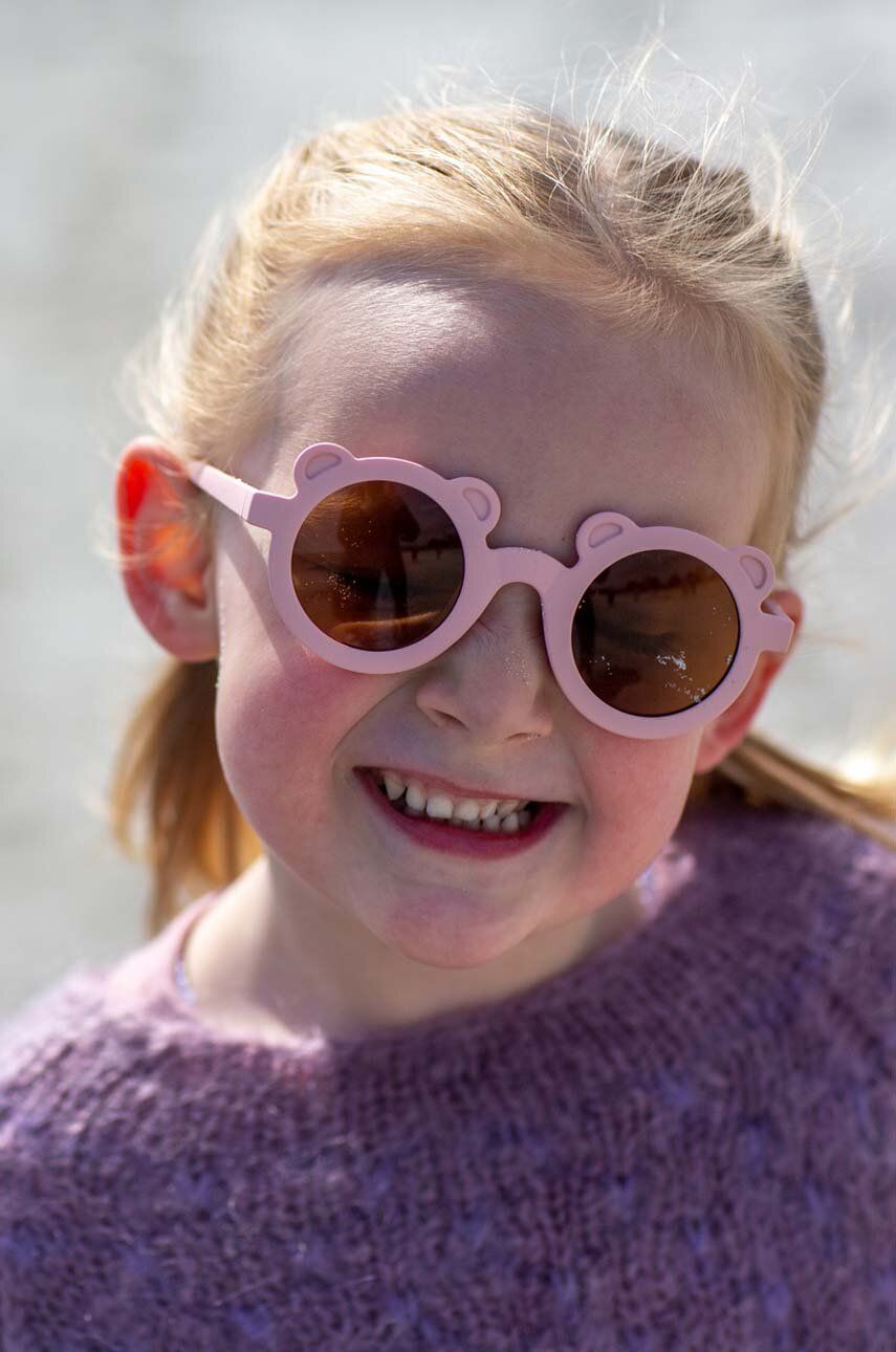 Dětské sluneční brýle Elle Porte hnědá barva - hnědá -  Umělá hmota