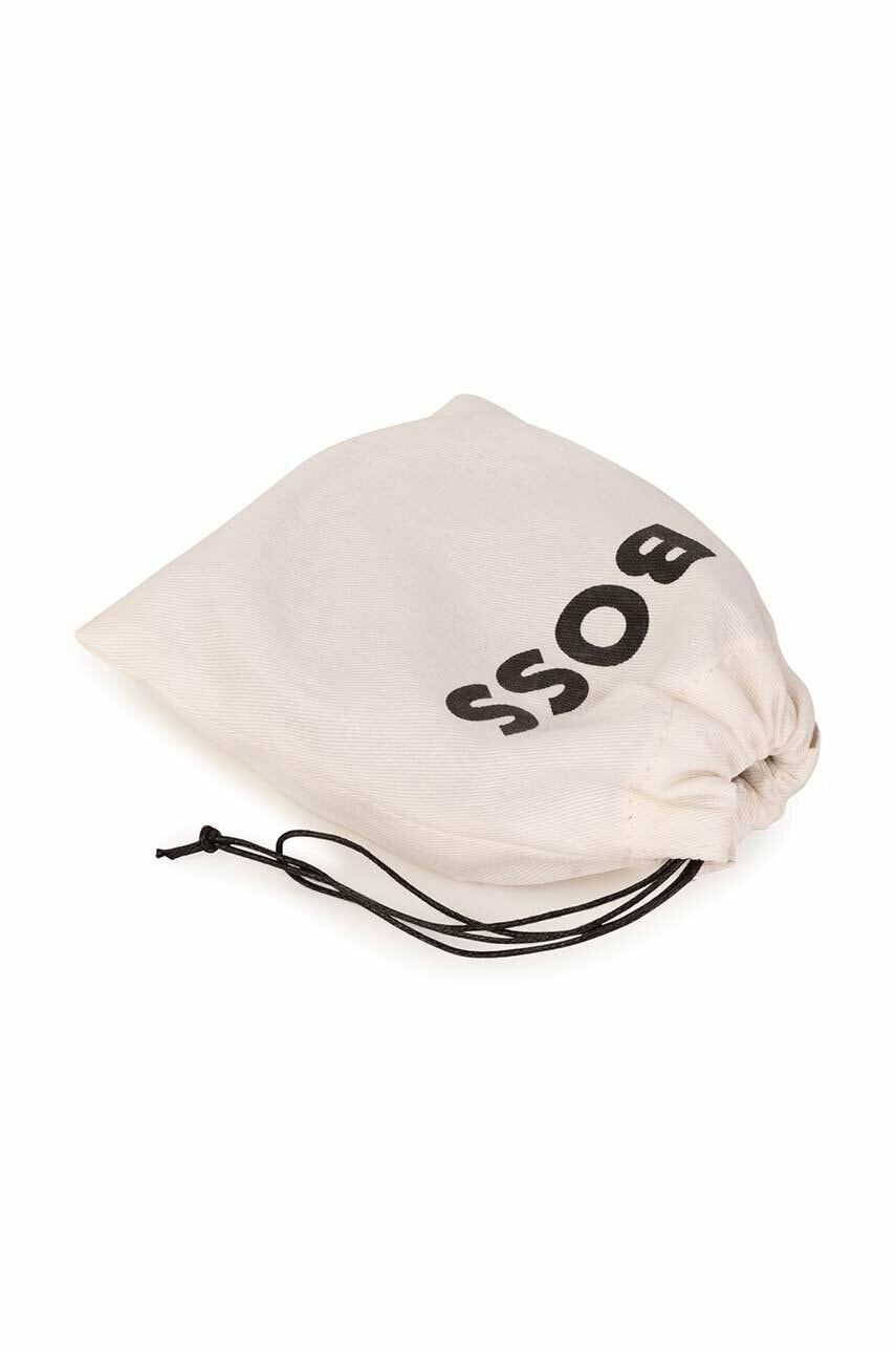 Детский кожаный ремень BOSS цвет синий