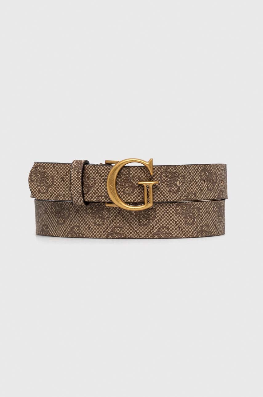 

Ремінь Guess жіночий колір коричневий