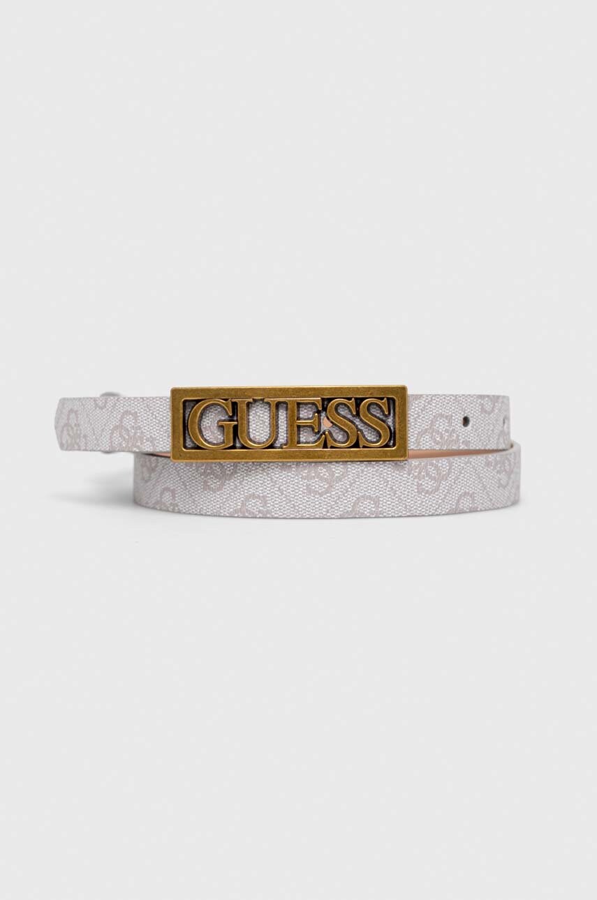 

Ремінь Guess жіночий колір бежевий