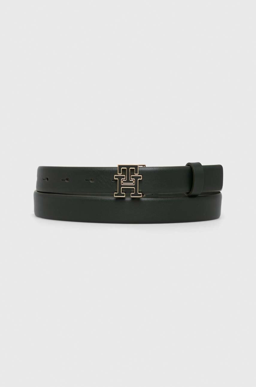 

Кожен колан Tommy Hilfiger дамски в зелено, Зелен