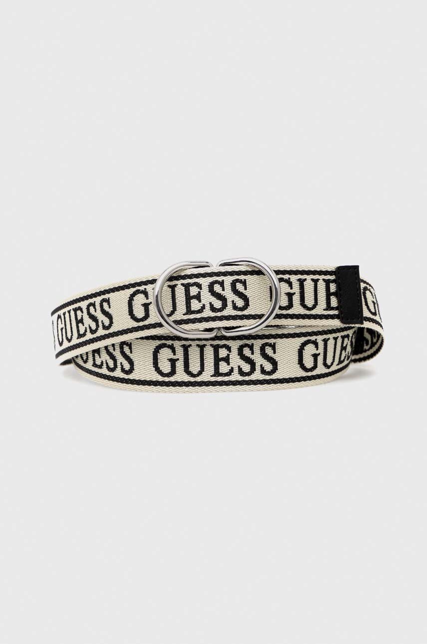 

Ремінь Guess жіночий колір бежевий