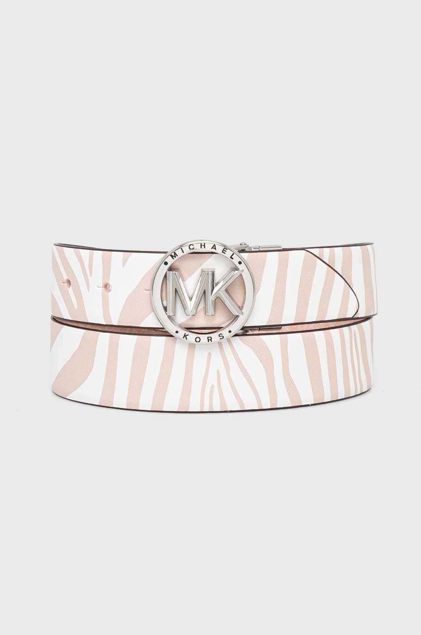 

Двусторонний ремень MICHAEL Michael Kors женский цвет розовый