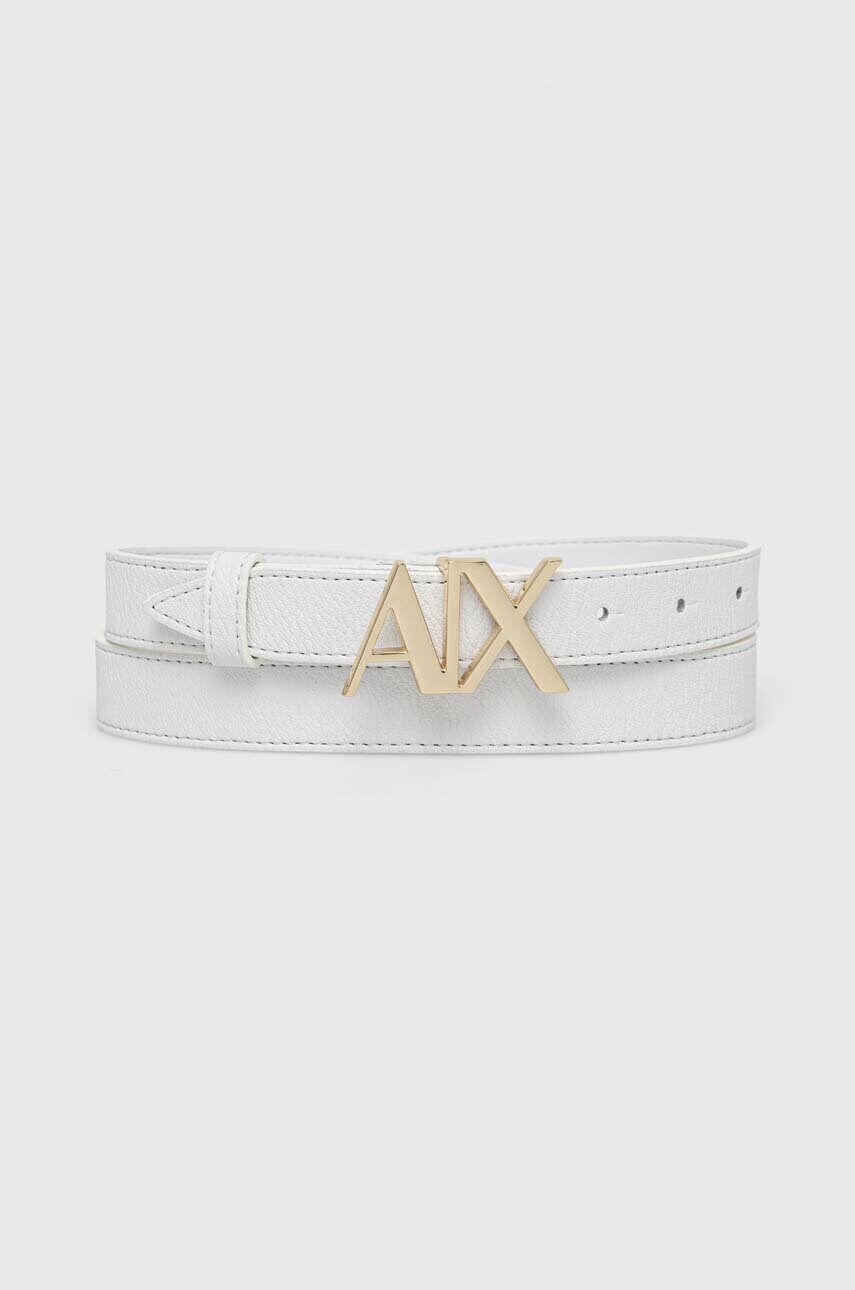 

Колан Armani Exchange дамски в бяло, Бял