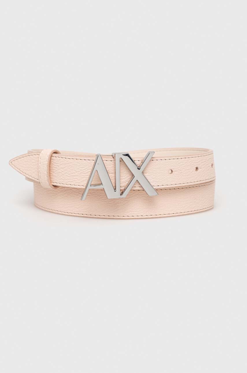 Armani exchange curea femei, culoarea roz
