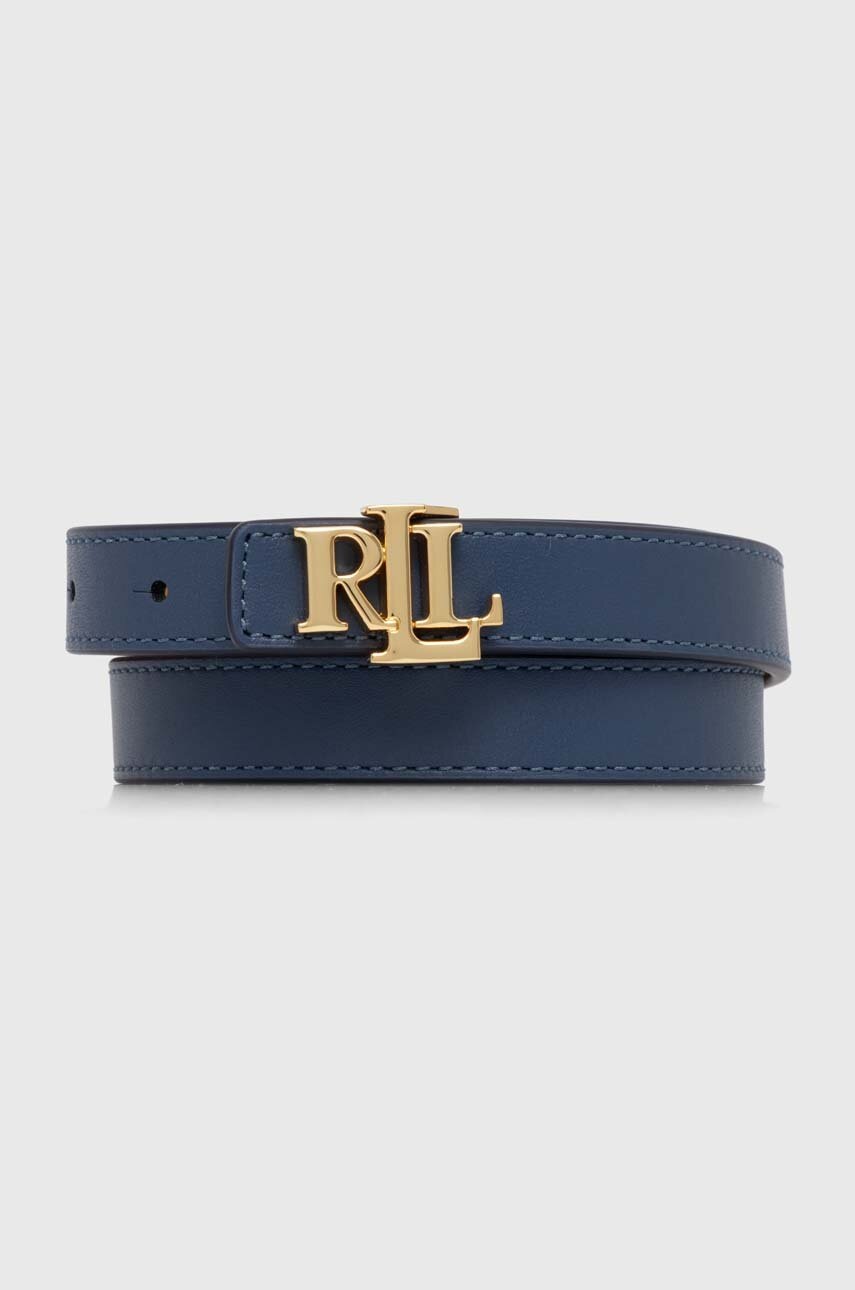 

Кожен колан с две лица Lauren Ralph Lauren дамски в розово, Син