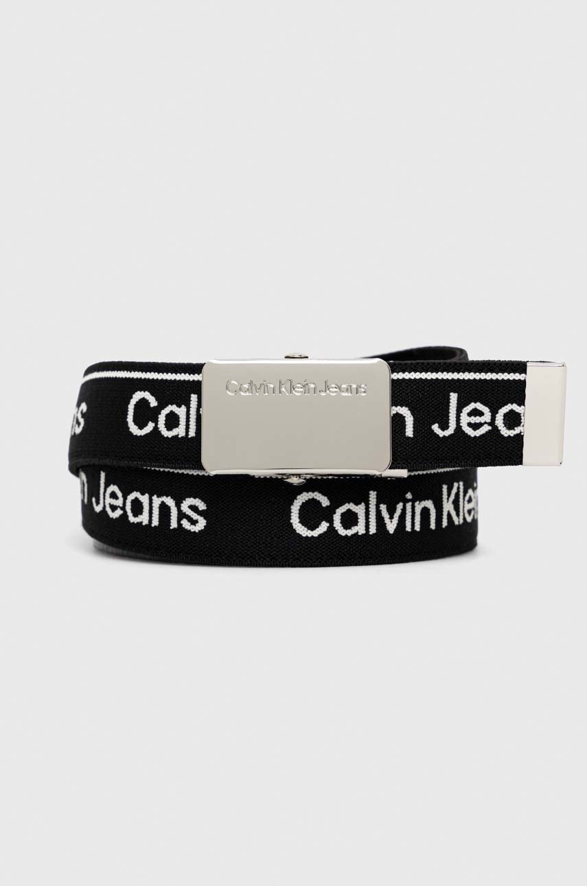 

Детски колан Calvin Klein Jeans в черно, Черен
