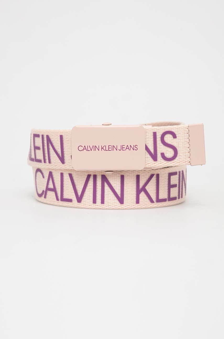

Детски колан Calvin Klein Jeans в розово, Розов