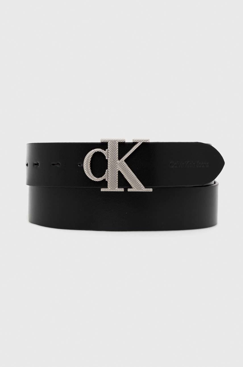

Колан с две лица Calvin Klein Jeans мъжки в черно, Черен