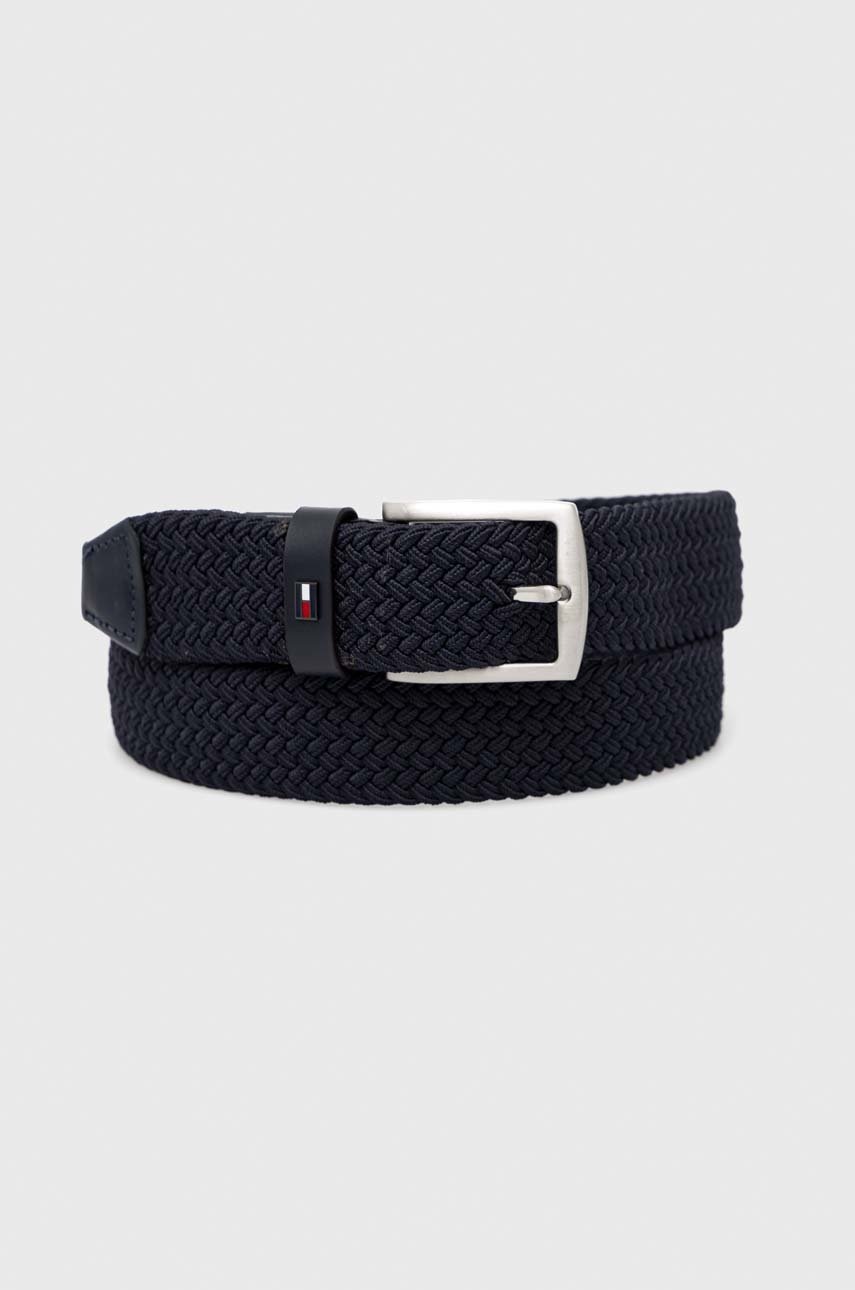 

Колан Tommy Hilfiger мъжки в тъмносиньо, Тъмносин