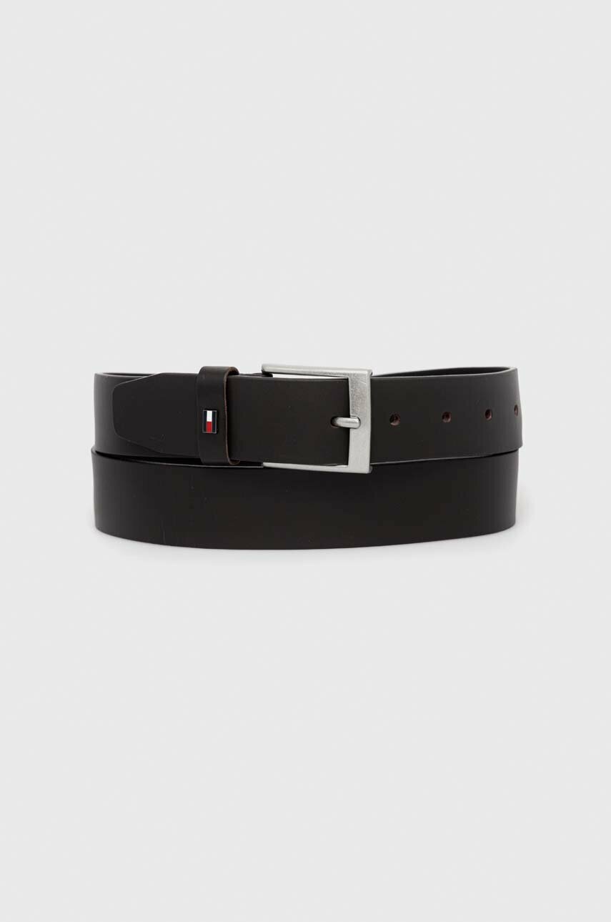

Кожен колан Tommy Hilfiger мъжки в кафяво, Кафяв