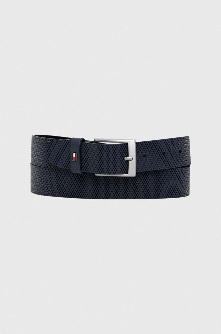 

Кожен колан Tommy Hilfiger мъжки в тъмносиньо, Тъмносин