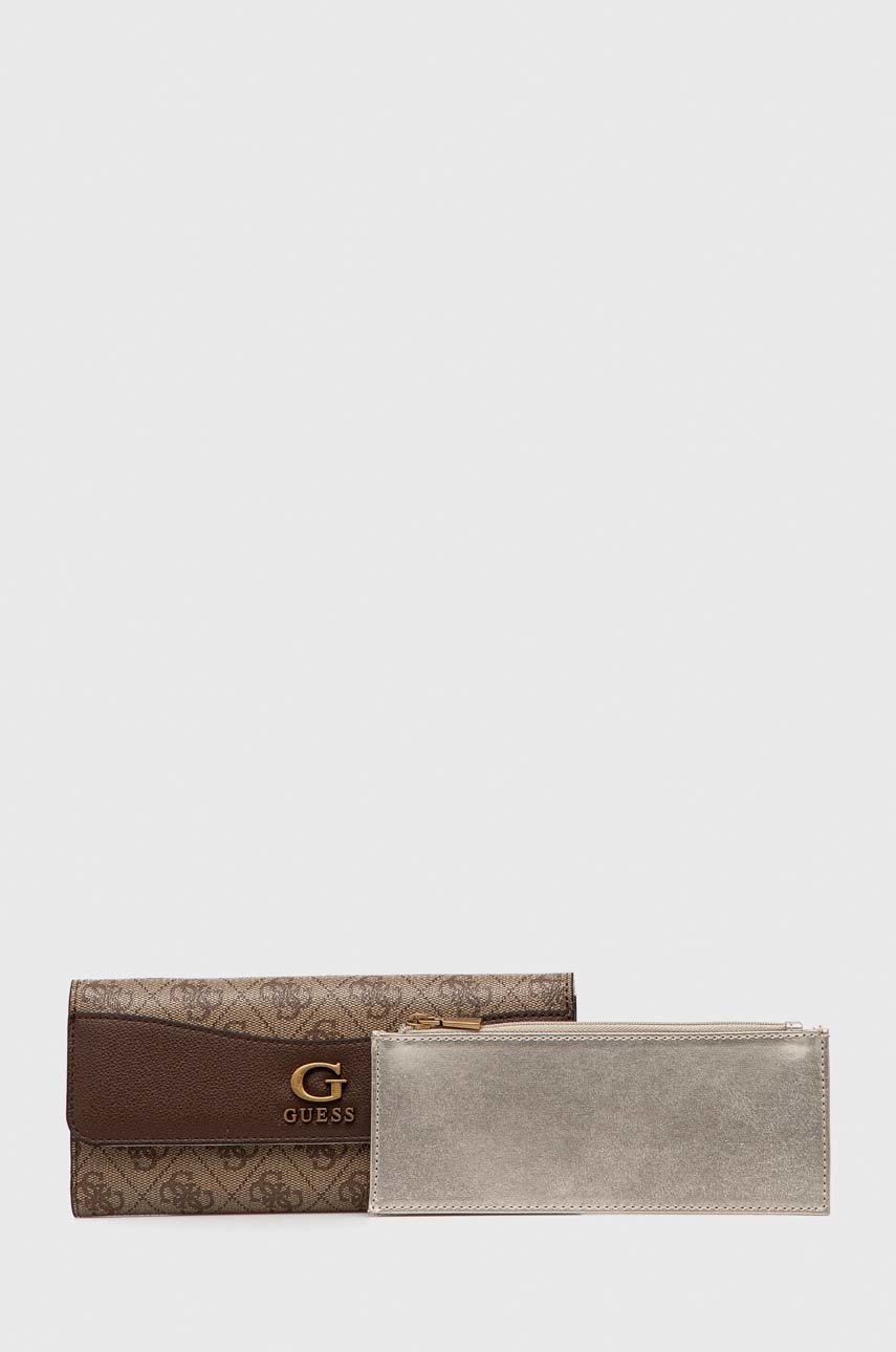 

Гаманець Guess жіночий колір коричневий