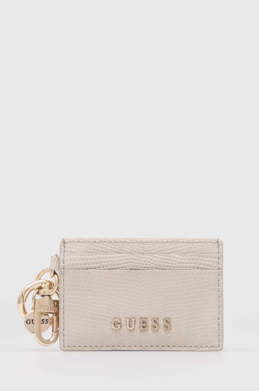 

Чехол на карты Guess женский цвет бежевый